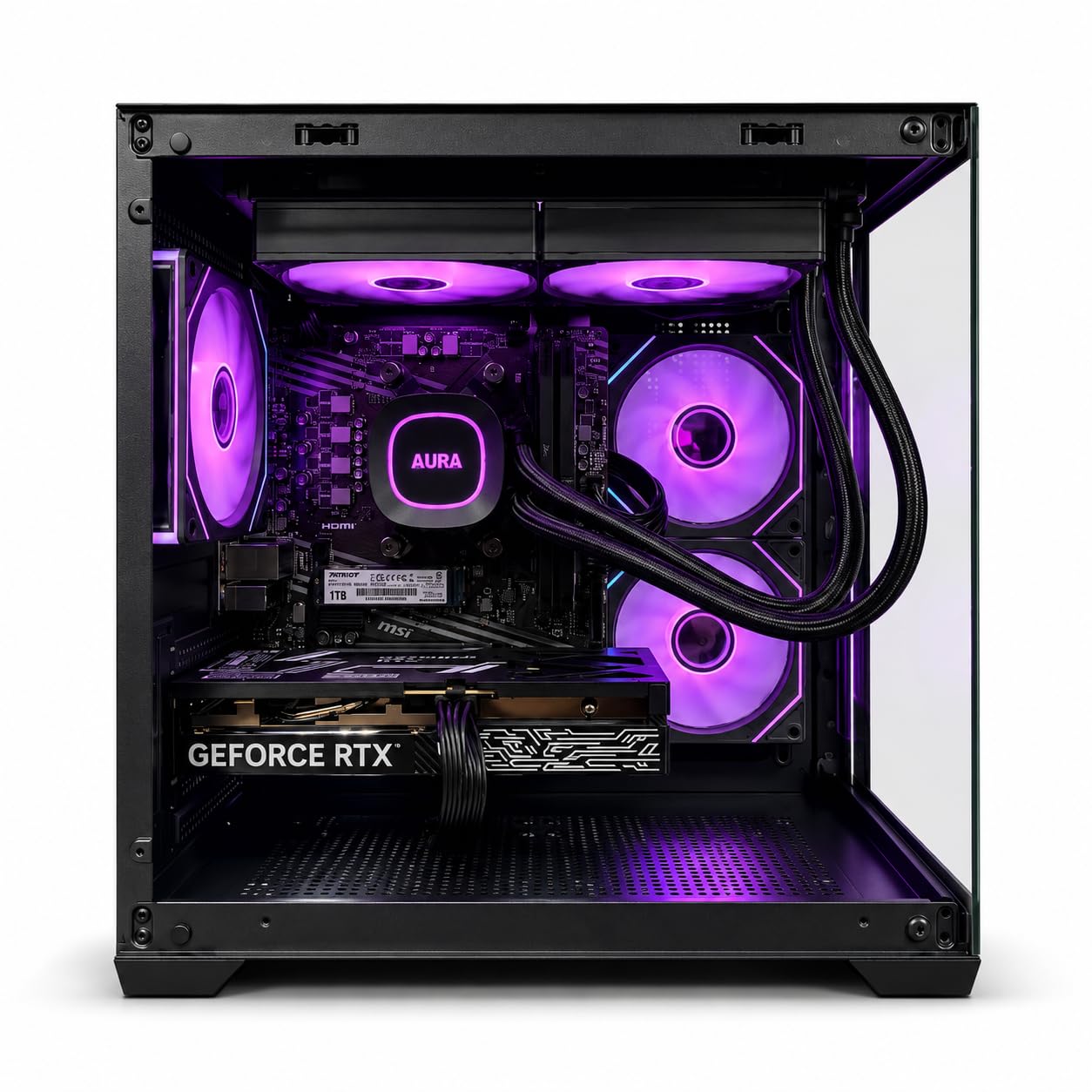 PC GAMER RYZEN 7 5700X, B550M, WI-FI, 32GB RAM, NVME 1TB, NVIDIA