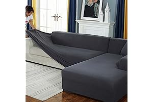 Sofa Covers 6 Seat L-Shaped Sectional Couch Slipcovers