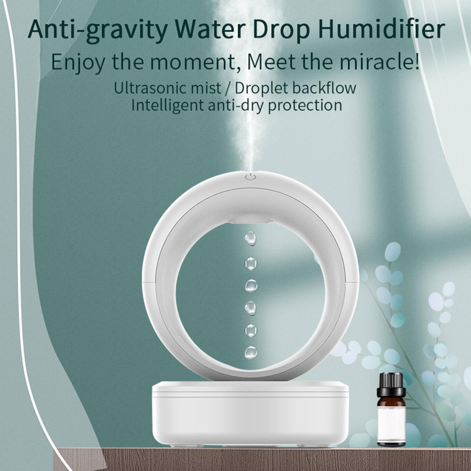 Humidificadores de niebla ultrasónicos, regalo de cumpleaños, difusor de aceite esencial USB para dormitorio