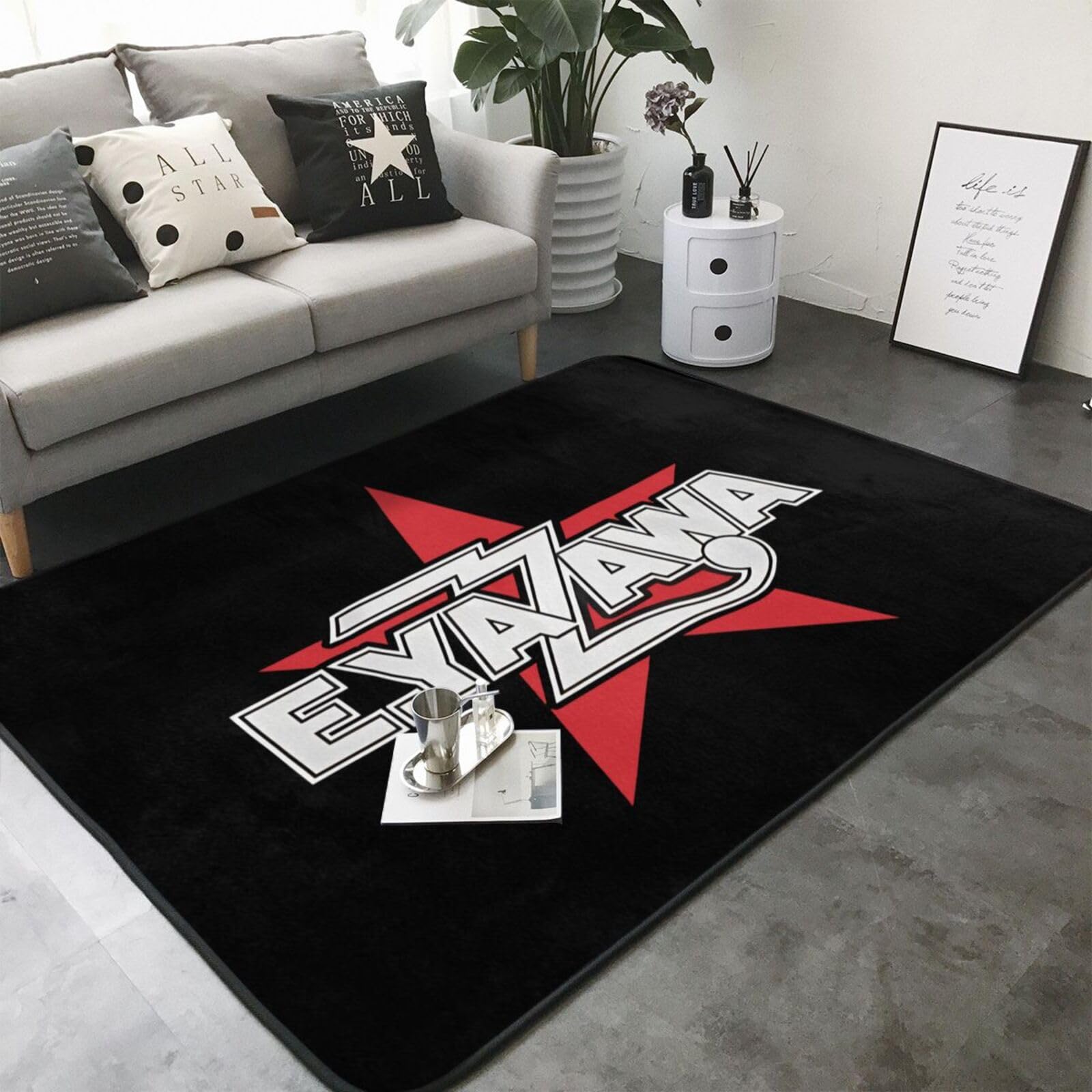 Amazon | カーペット 矢沢永吉 じゅうたん 絨毯 150cm×200cm ラグ