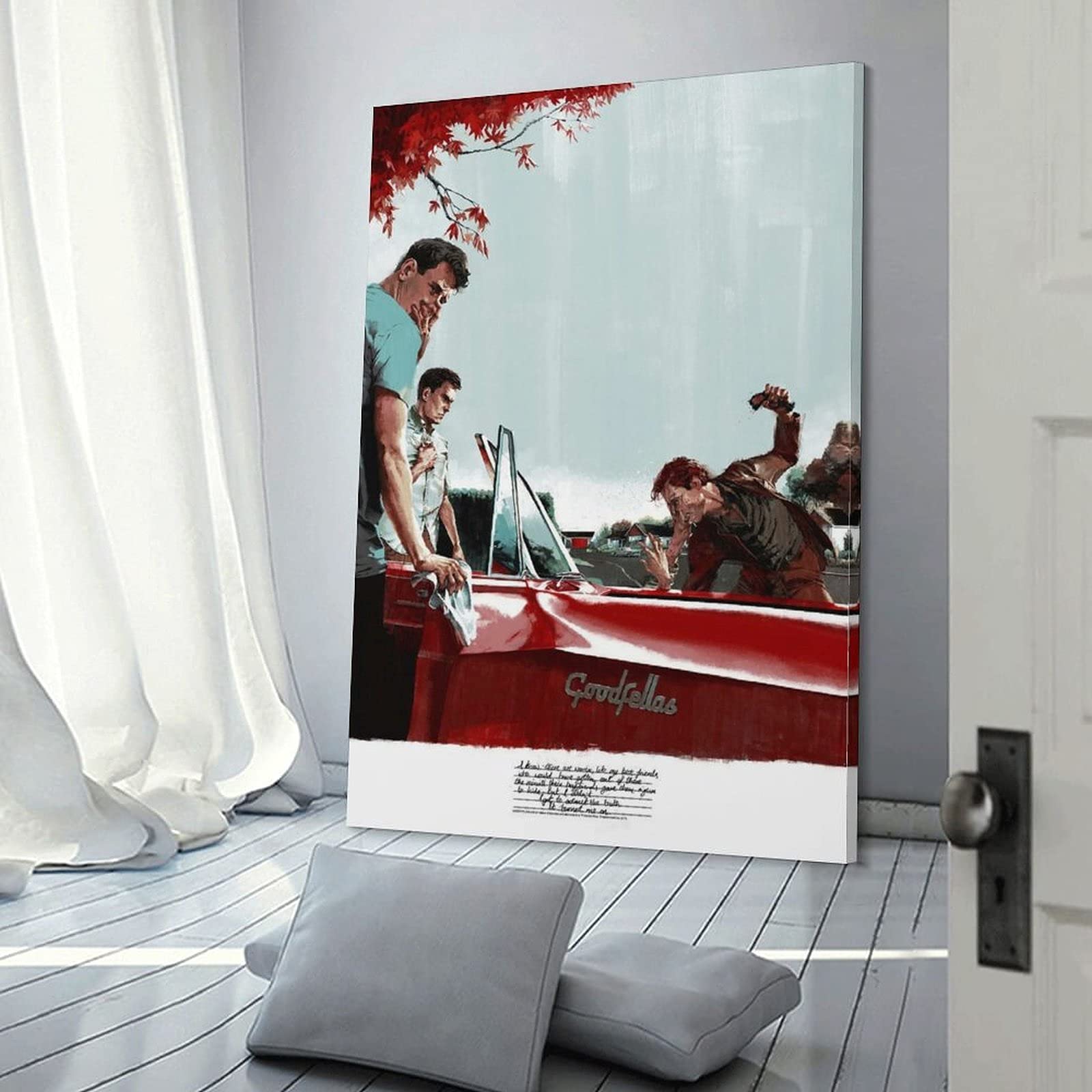 Poster Goodfellas Sur Toile 20 X 30 Cm - Décoration Murale Moderne Sans Cadre - Pour Salon, Chambre, Bureau