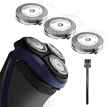 SH30 Replacement Heads Compatible with Philips Norelco Series 3000, 2000, 1000 Shavers, SH30 Blades for Philips Norelco 3900, 3600, 2400 Shaver, 3 Pieces Pack