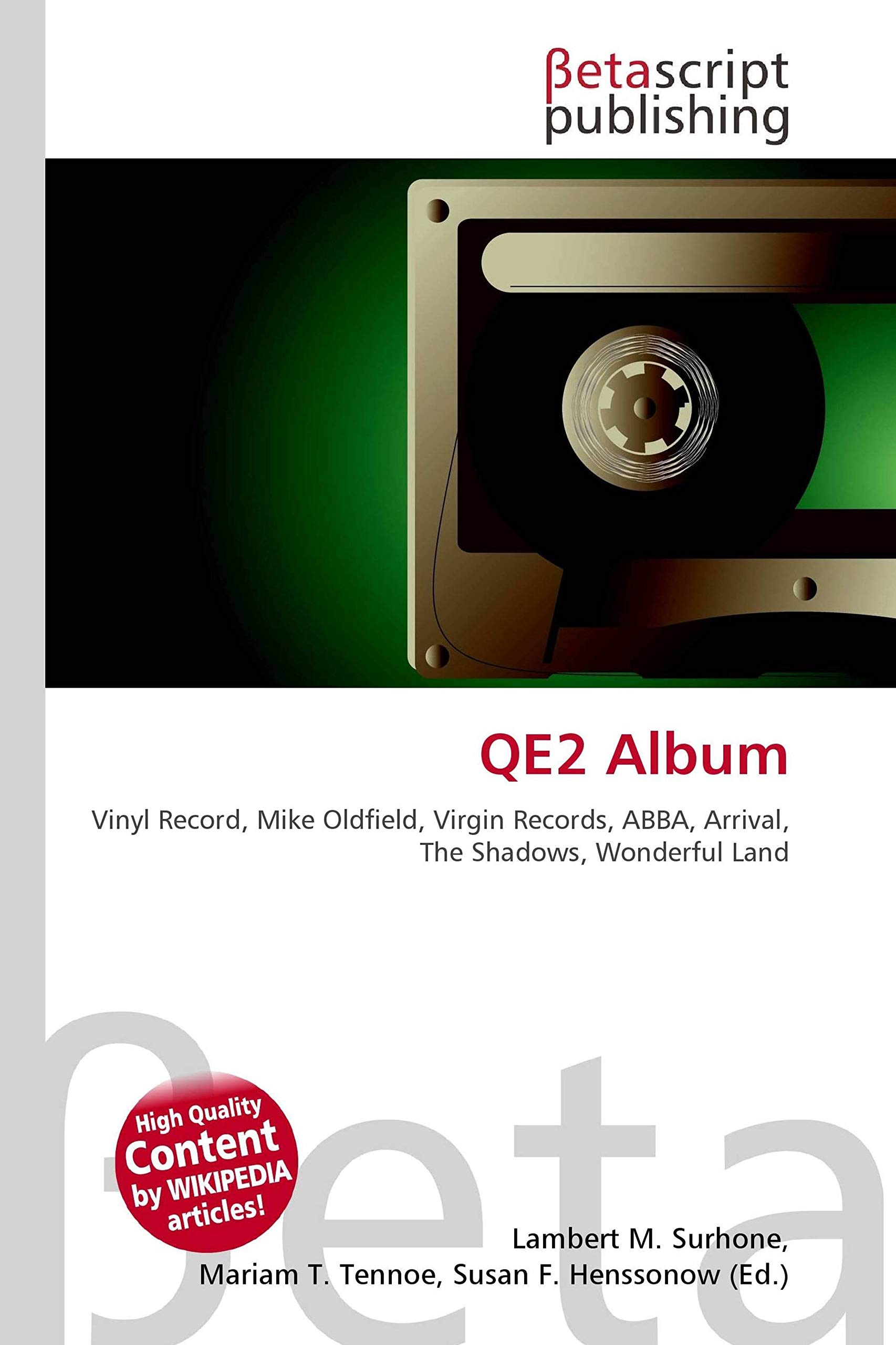 QE2 Album: Vinyl Record, Mike Oldfield, Virgin Records, ABBA, Arrival, The Shadows, Wonderful Land