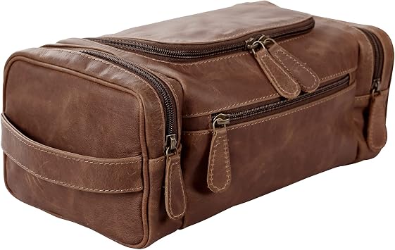 Amazon.com: Leather Toiletry Bag For 
