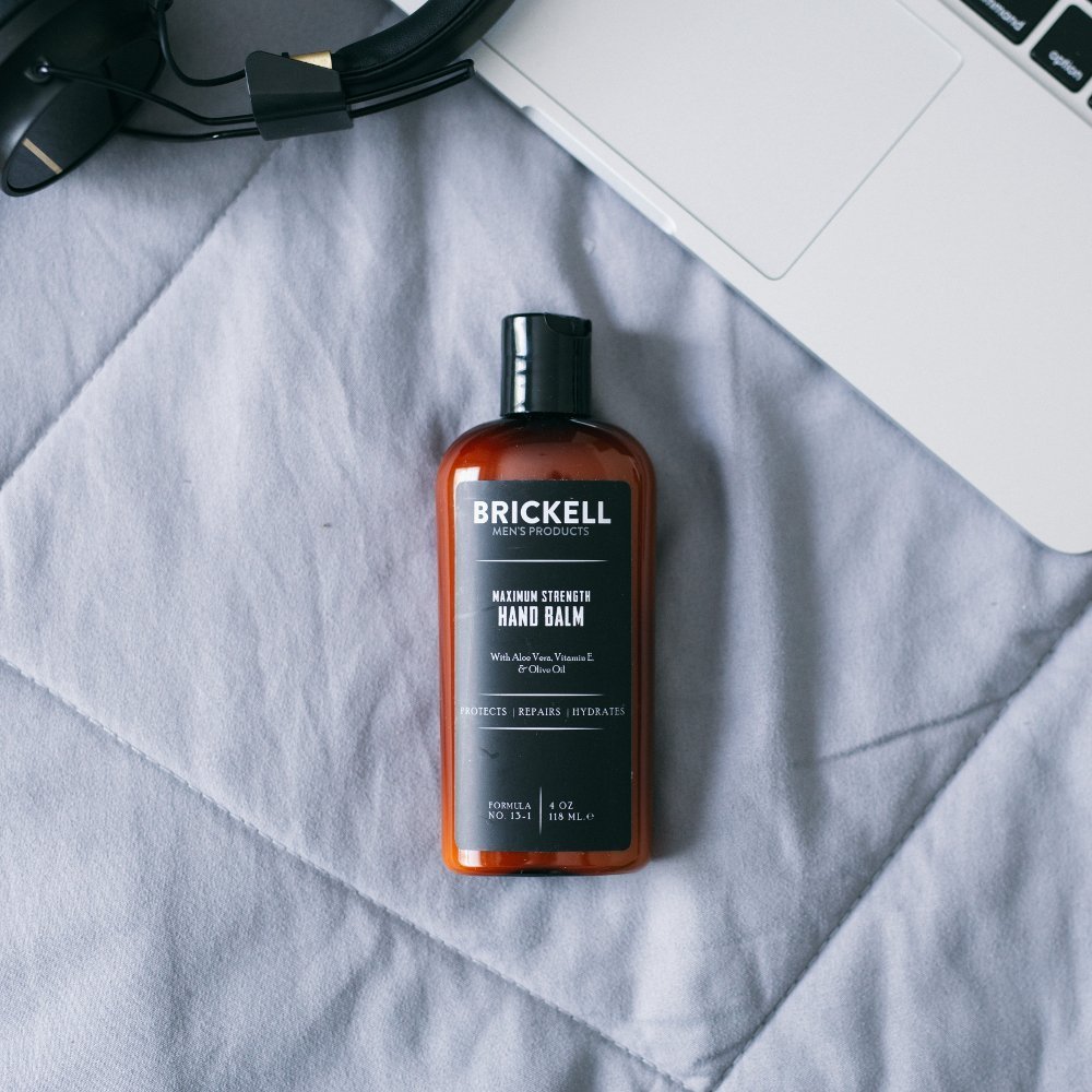 Brickell Men’s Maximum Strength Handcreme für Männer – Natürlich und Organisch - Dufend - 118 ml (Packung mit 2)