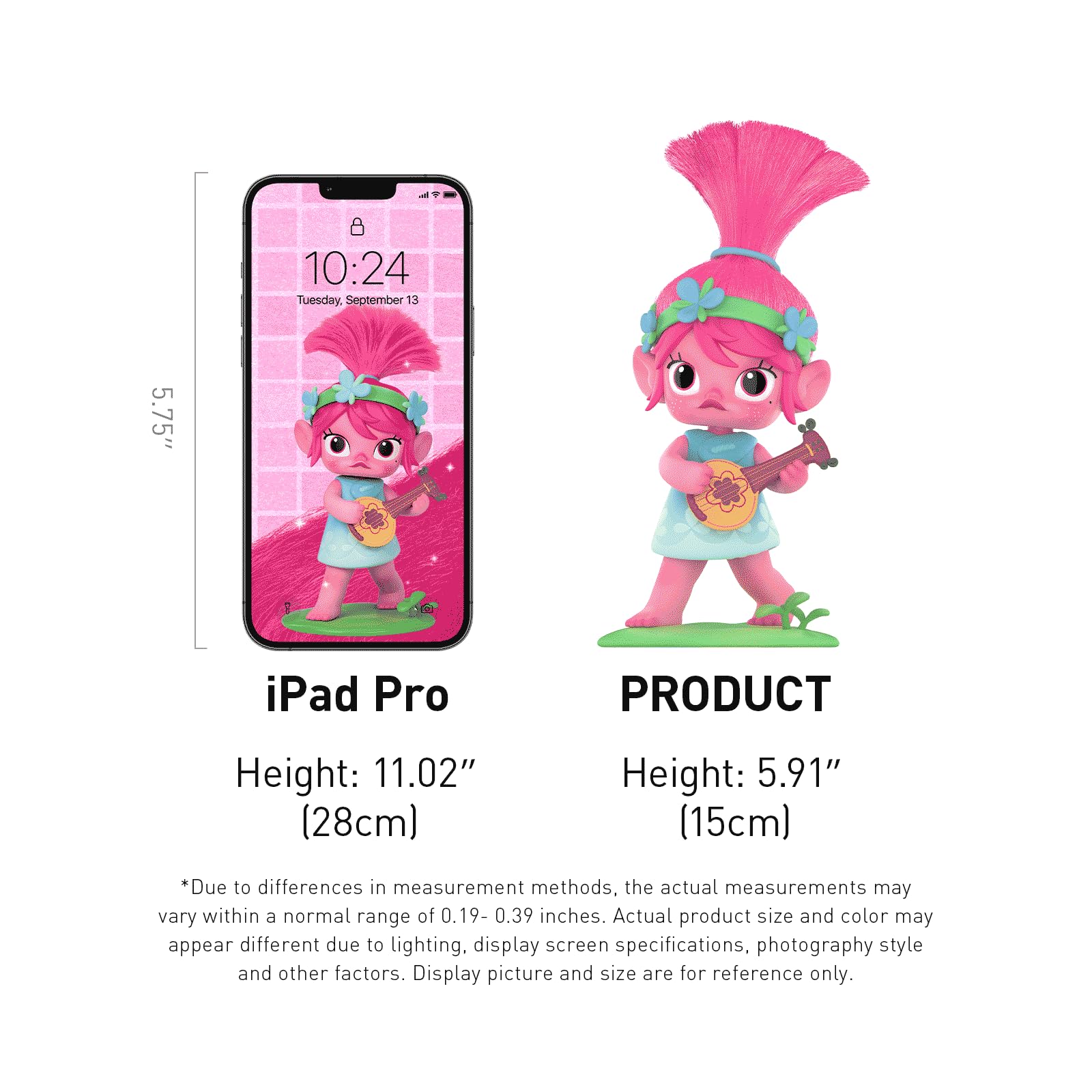Amazon.com: POP MART Molly Trolls Poppy Figurine, 5.91 inches 