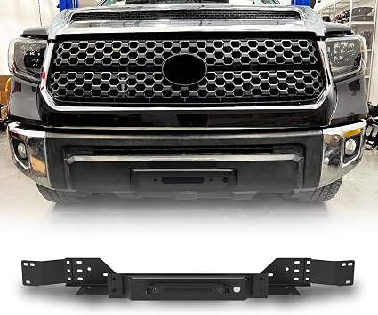 Front Bumper Winch Plate for Toyota Tundra 2014 2015 2016 2017 2018 2019 2020 2021