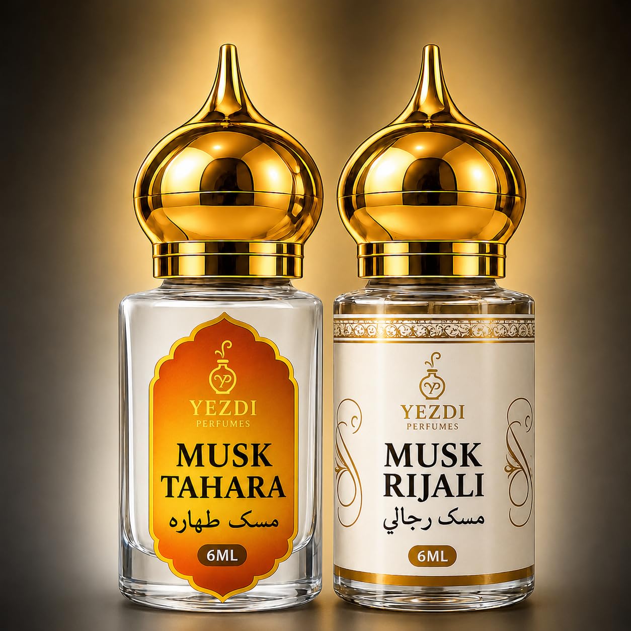 Musk Rijali and Musk tahara Attar Combo 6ml each (6ml)-image-13