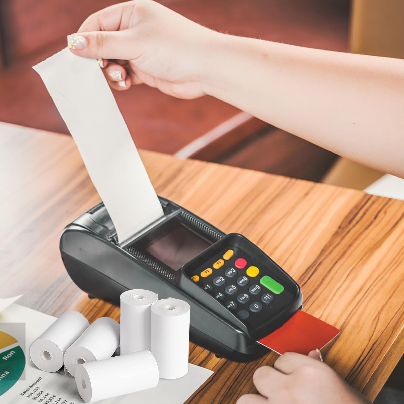 Papier Thermique 10 Rouleaux 57mm X 30mm Pour Appareil Photo Enfant Et Mini Imprimante - Sans BPA