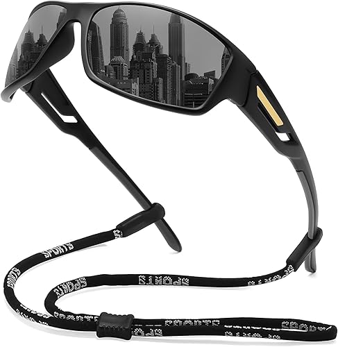 MEETSUN Gafas de sol deportivas polarizadas para hombres y mujeres, para conducir, ciclismo, pesca, protección UV400