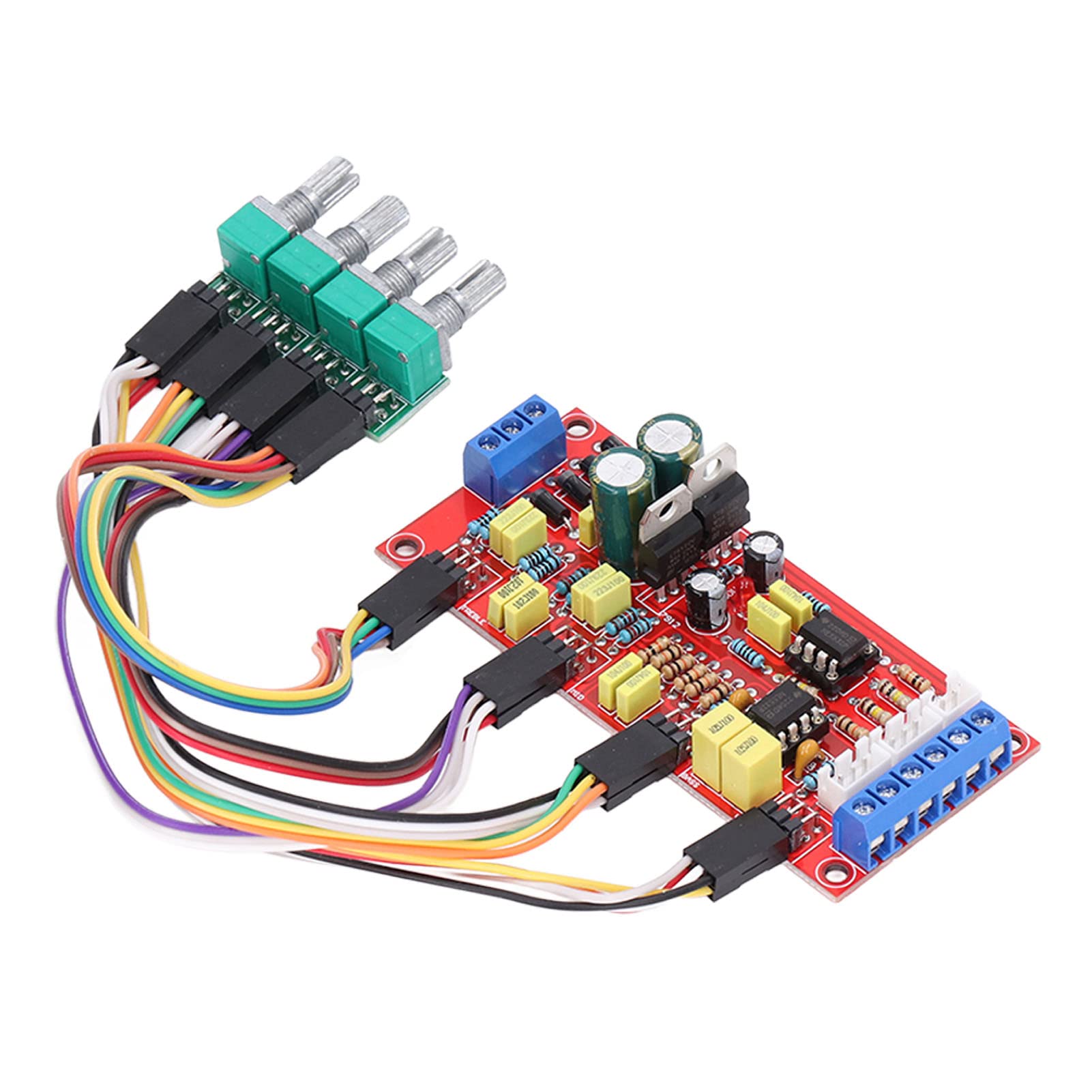 Preamplificatore Audio Professionale PCB con Controllo Volume e Tono Bassi Midrange Alti per Amplificatore Alta Fedeltà