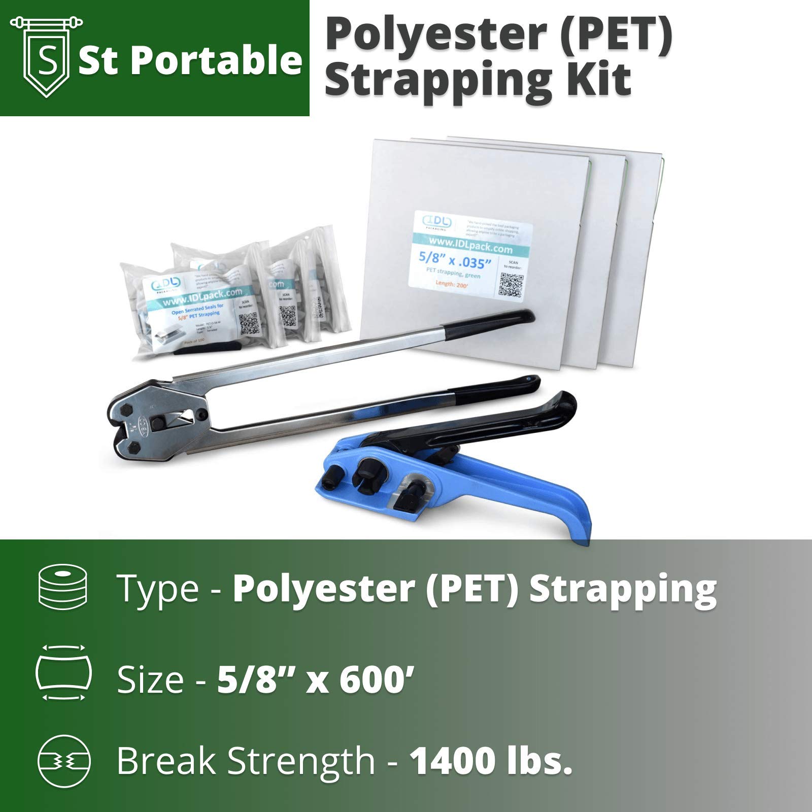 Strapping Seal, 3/4 in, Open, PK200