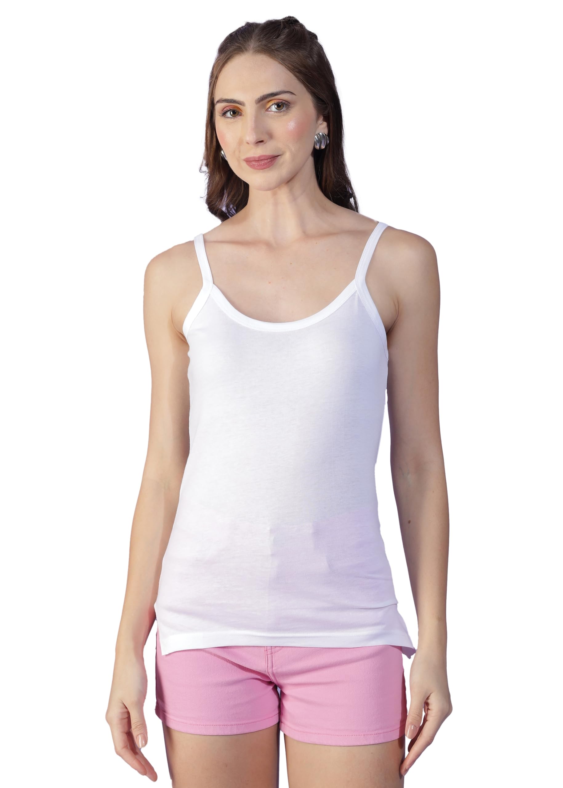dollar Women's Solid Slim Fit Cami Shirt-picture-19