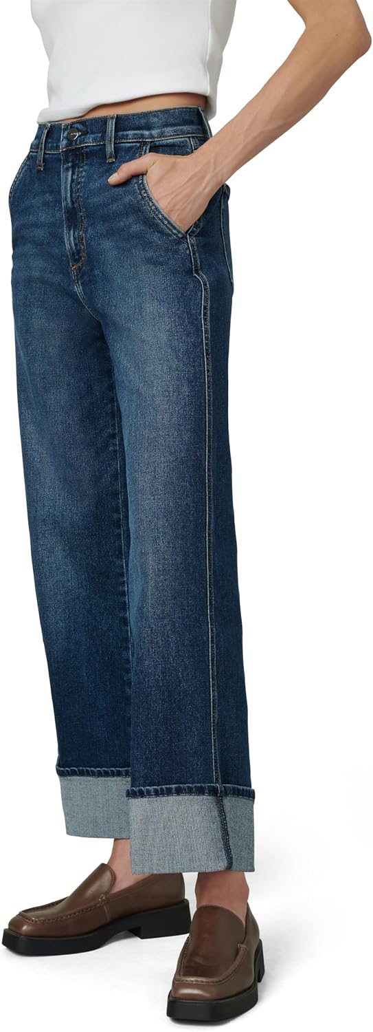 Joe's Jeans Women's The Trixie High Rise Wide Leg Denim Trouser