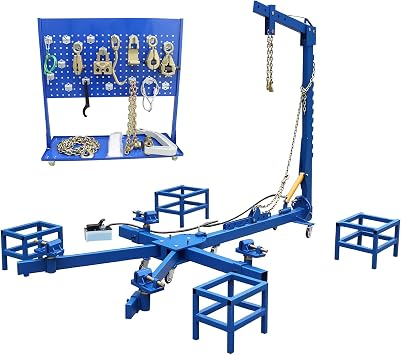 Car Frame Machine Auto Frame Corrector,Car Body Frame Puller Straightener Repair Car Body Restoration Tool 10Ton 98KN for Auto Body Frame Repair Characteristic 7716lbs/3500kg