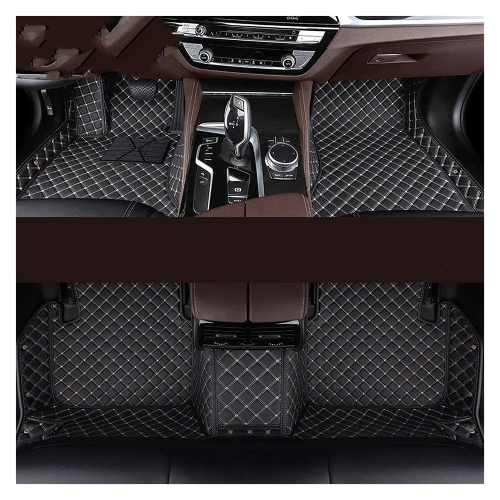 Tapis de sol voiture luxe en cuir pour Ford Escape 2013-2019 moquette premium