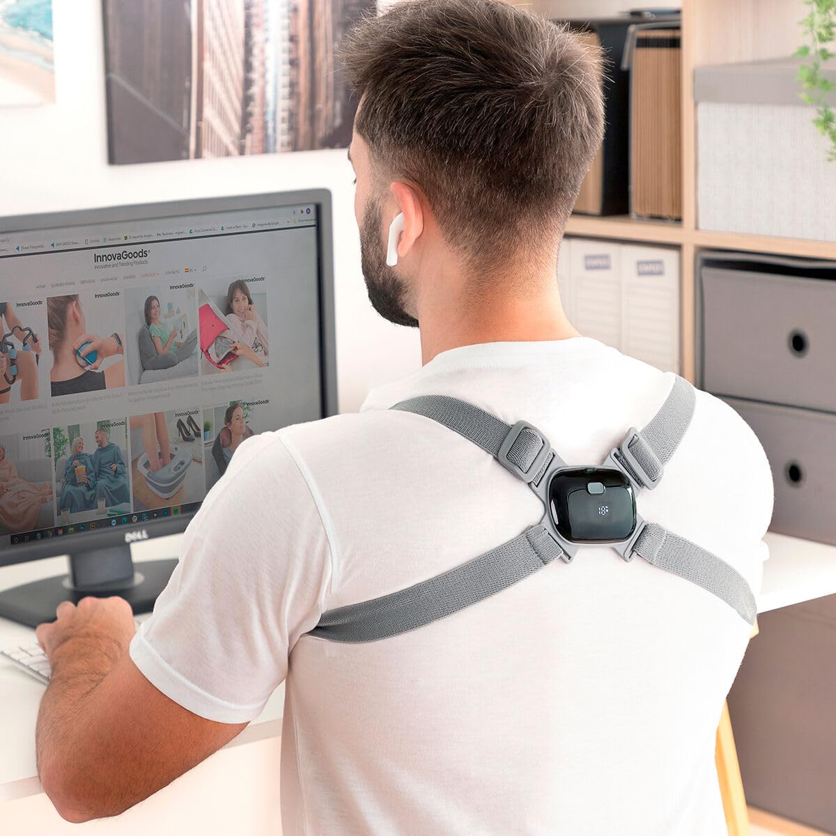 haltungstrainer vibration Haltungskorrektor für Frauen und Männer, Vibrationserinnerungs- Haltungstrainer, verstellbarer Rückenhaltungskorrektor und Schmerzlinderung  von Nacken, Schulter und oberem Rücken(Blau – Vibration) : Amazon.de:  Drogerie & Körperpflege