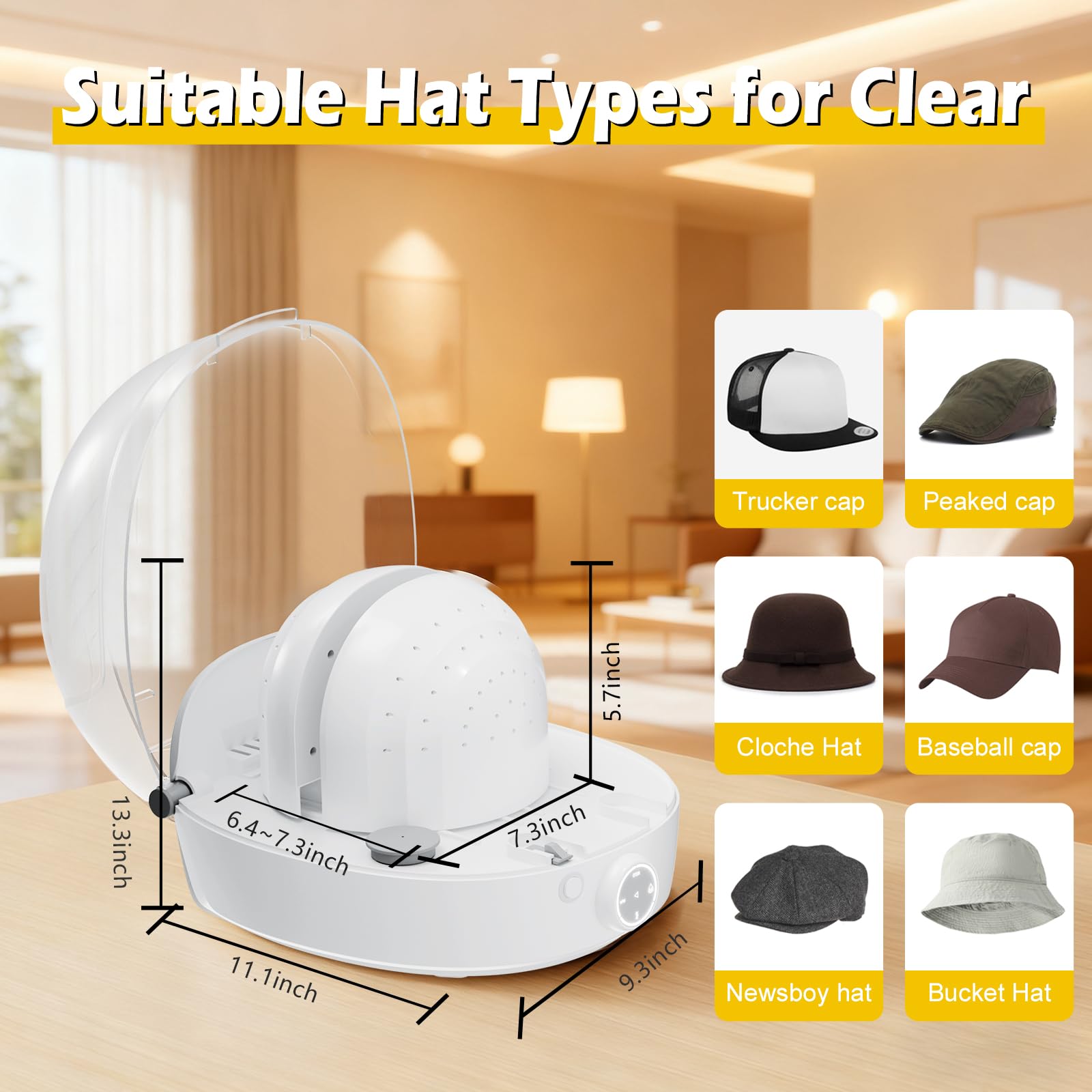 Amazon.com: 3-in-1 Hat Cleaning Shaping Machine, Automatic Steamer