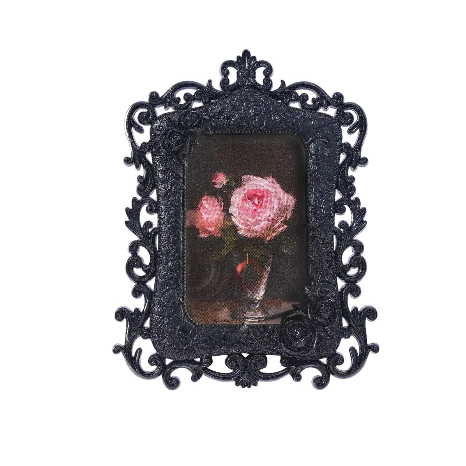APGLSXY Retro Picture Frame, Decorative Photo Frame Antique Ornate Photo Frames Home Decors, Old Fashioned Pictures Gallery Art Antique Ornate