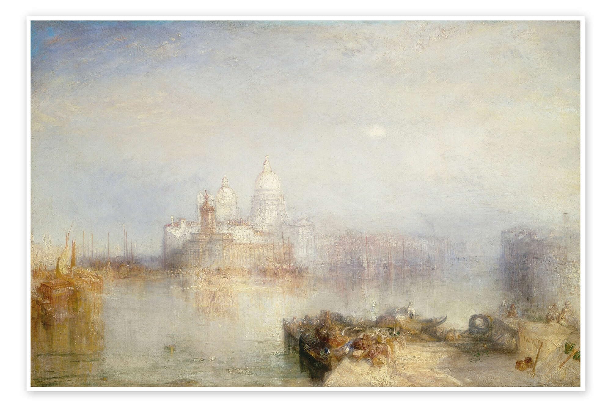 The Dogana and Santa Maria della Salute Plakat