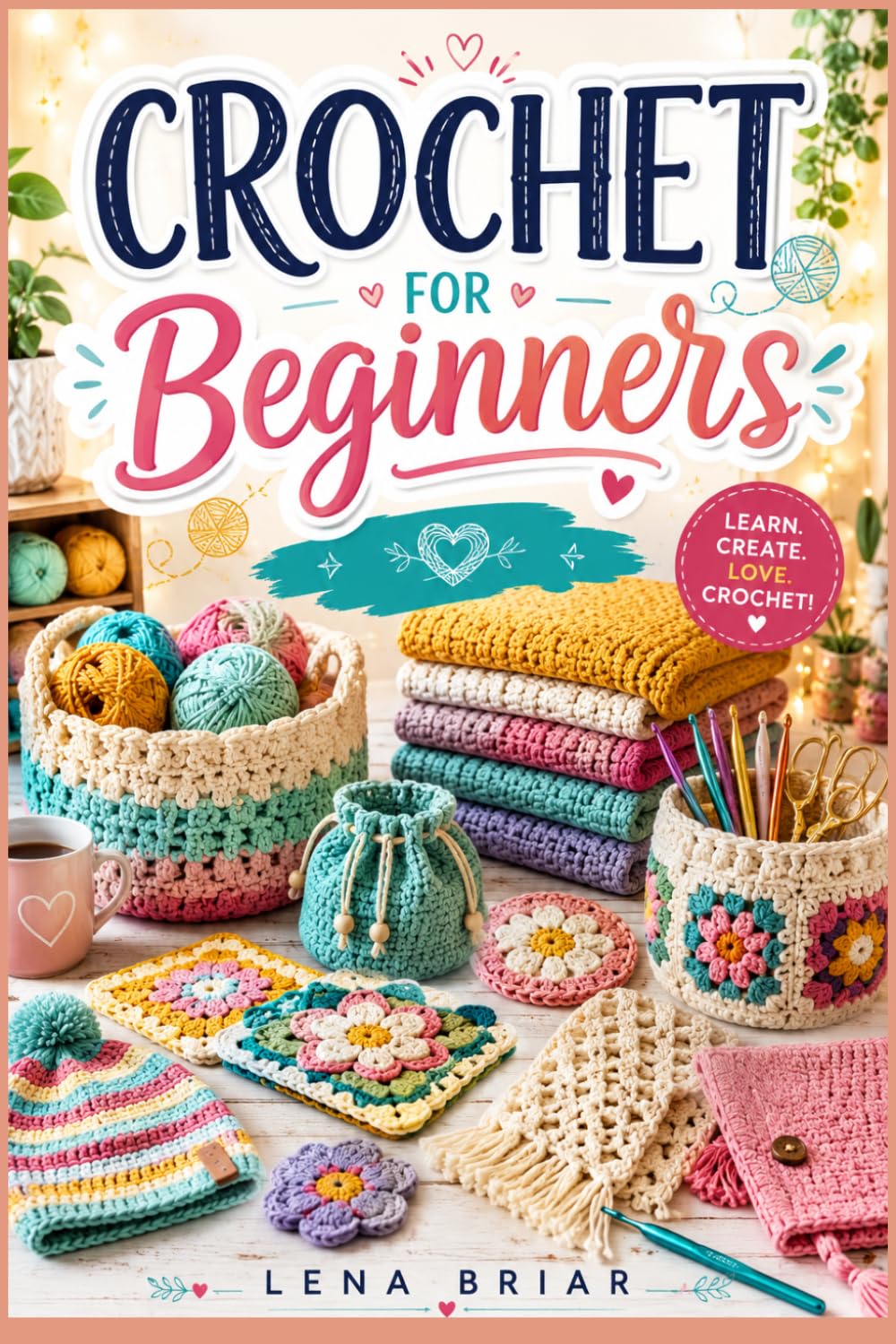 CROCHET FOR BEGINNERS: Essential Stitches, Reading Patterns, Choosing the Right Materials, and Creating Beautiful Handmade Projects