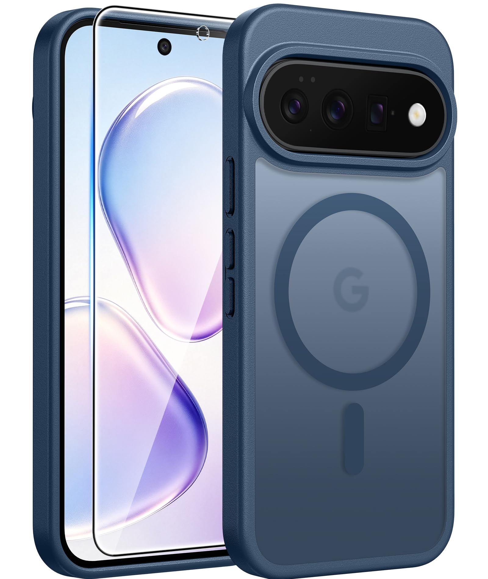 FNTCASE for Google Pixel 11 / Pixel 11 Pro Case Blue: Fit for MagSafe