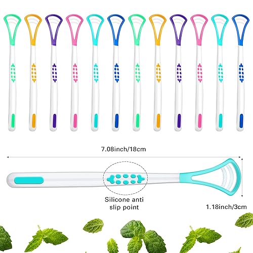 Miniatura 2 de Yinkin Raspador de lengua para adultos, limpiador de lengua, cepillo de cuidado bucal para reducir el mal aliento para adultos, herramientas de