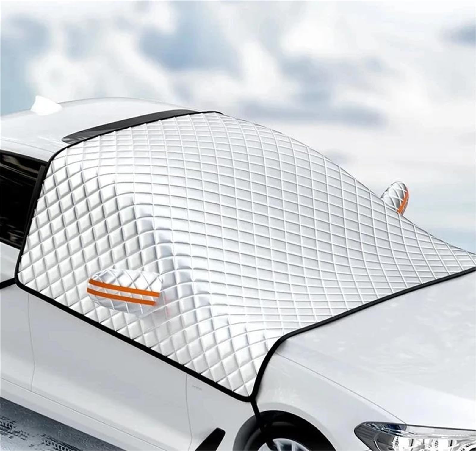Anti-Neige Housses Couverture Magnétique Pare-Brise Voiture Protection UV Contre Poussière Glace Neige Et Gel Pare-Soleil Fenêtre Avant Voiture Couverture Extérieure l'hiver