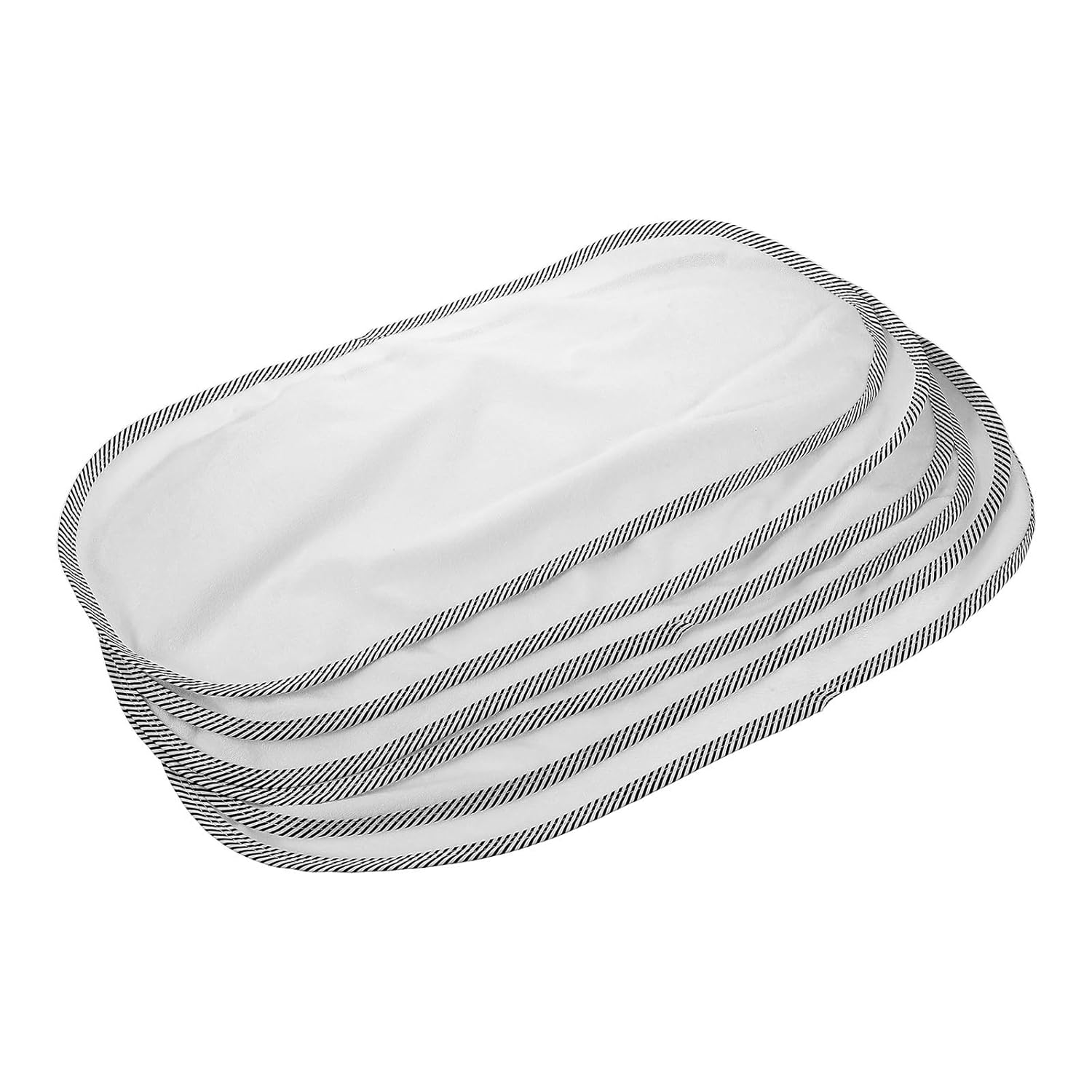 6pcs Waterproof Diaper Changing Mats Portable Soft Travel Changing Pads for Care Compact and Reusable Pads Suitable for Nursery and On-The-go Use