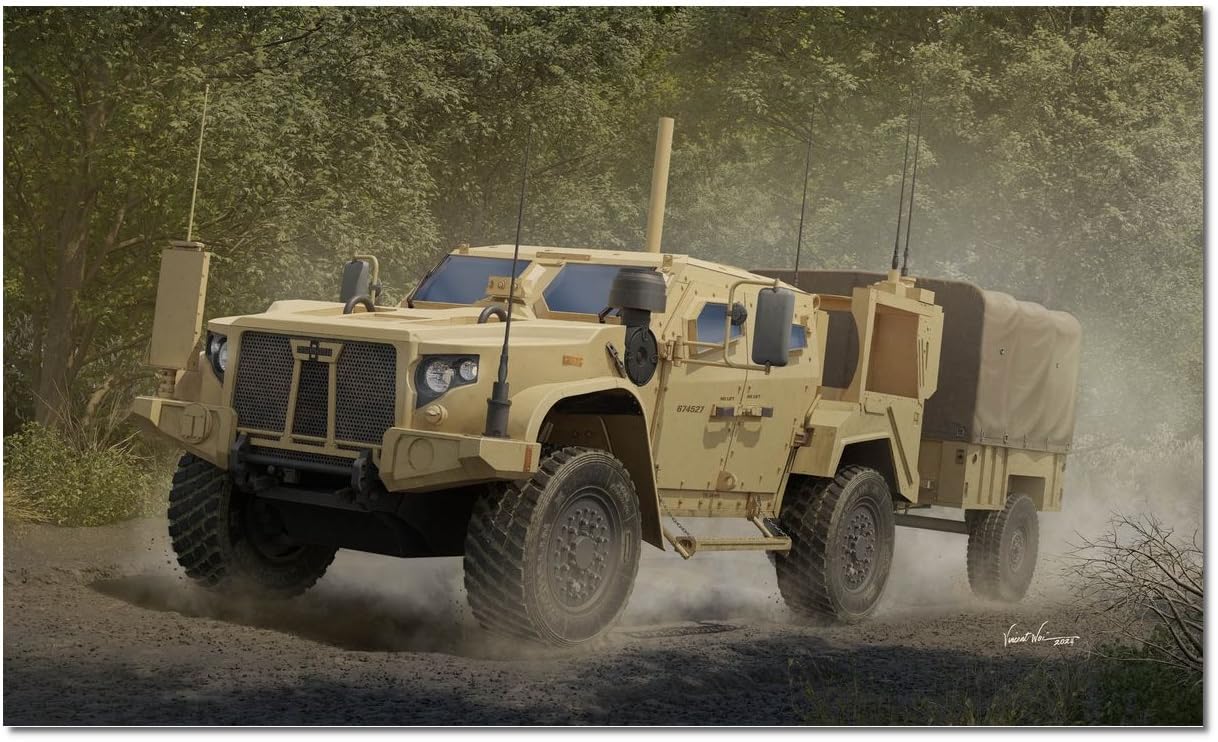 I Love Kits - 1/35 M1280 LMTV with M1101 Trailer - Plastic Model Making - Scale: 1:35