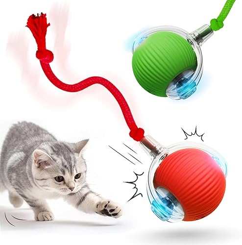 Miniatura 9 de Bola de Juguete Interactiva para Gatos, 2026 Nuevos Juguetes para Gatos de Interior, Bolas Inteligentes Automáticas para Gatos y Perros, Bolas de