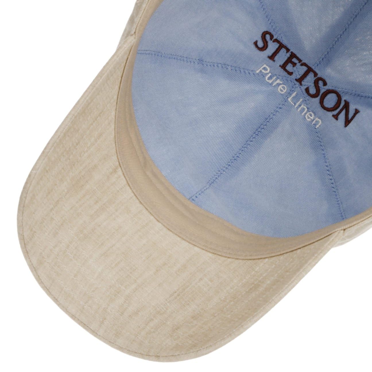 Stetson Sydell Casquette de Baseball en Lin Unisexe Toutes Saisons