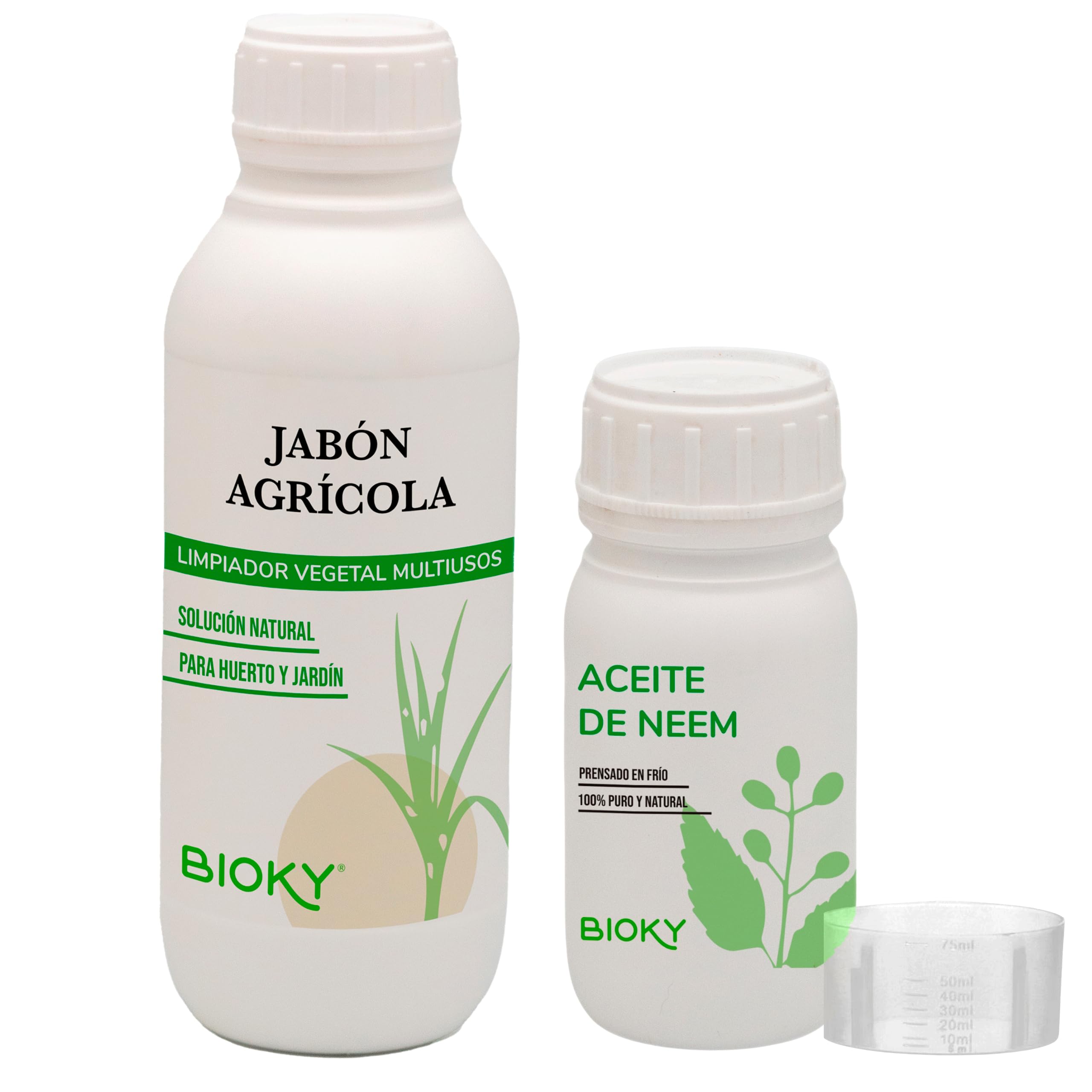 Jabón Potásico Agrícola 1L + Aceite de Neem 250ml | Pack Ahorro - Productos Naturales y Concentrados