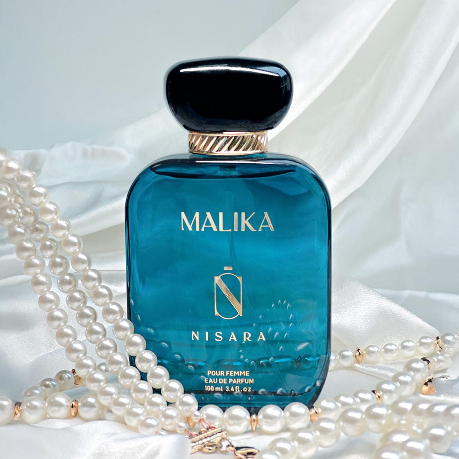 Nisara Malika EDP Perfume for Women,100 ml | Premium Long Lasting Eau De Parfum | Floral, Fruity, Amber Fragrance with Blackcurrant, Pear, Pink Pepper, Rose, Jasmine, Amber, Vanilla, Musk Notes for Her 3