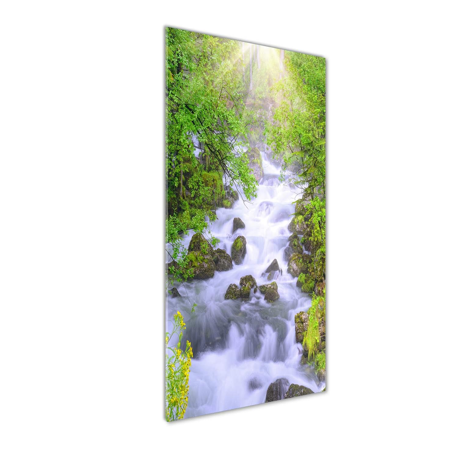 Tableaux pour la mur Tulup en verre acrylique 50x125 cm au motif de paysage