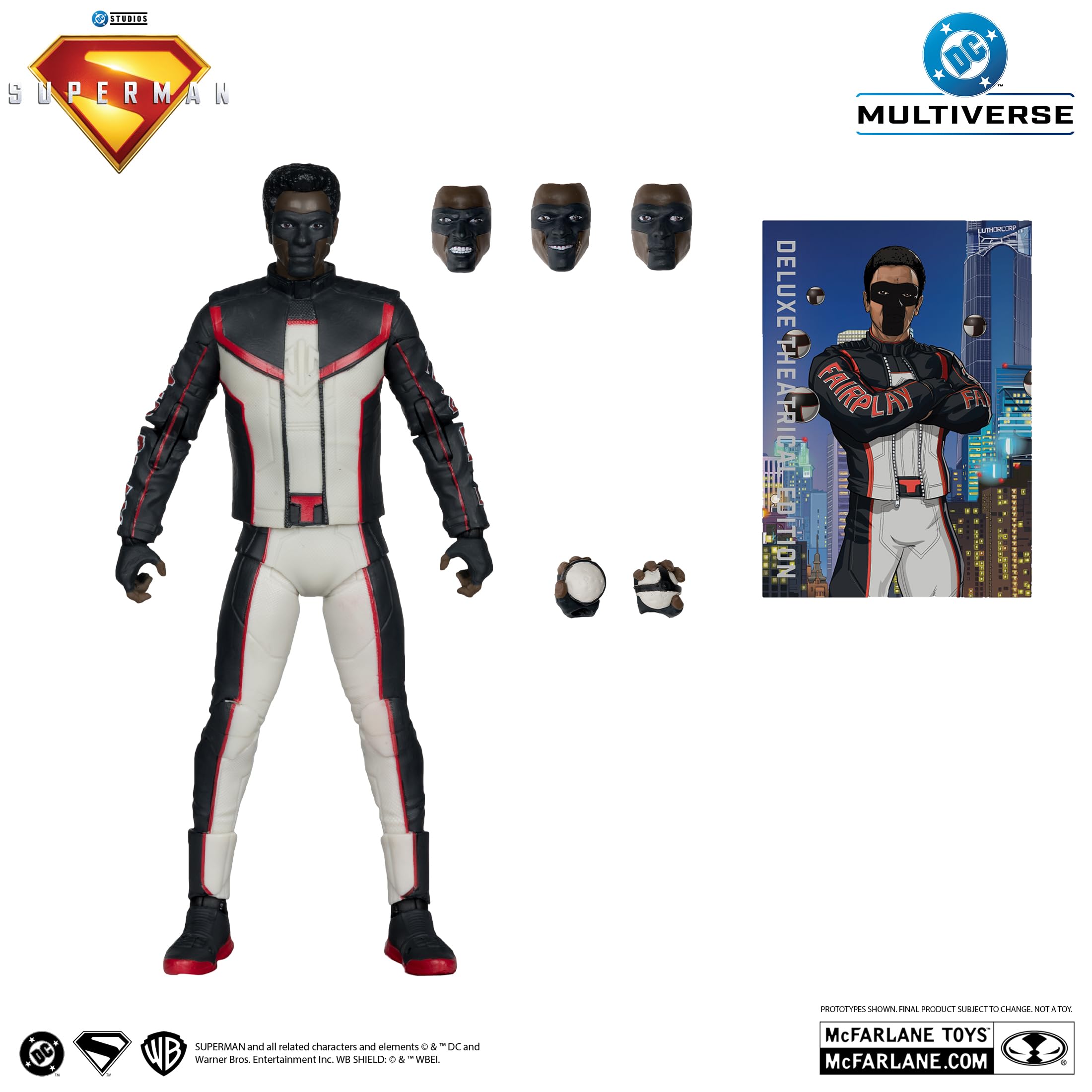 McFarlane Superman (2025) DC Multiverse Deluxe Theatrical Edition Actionfigur Mr. Terrific (Red Platinum Edition) 18 cm