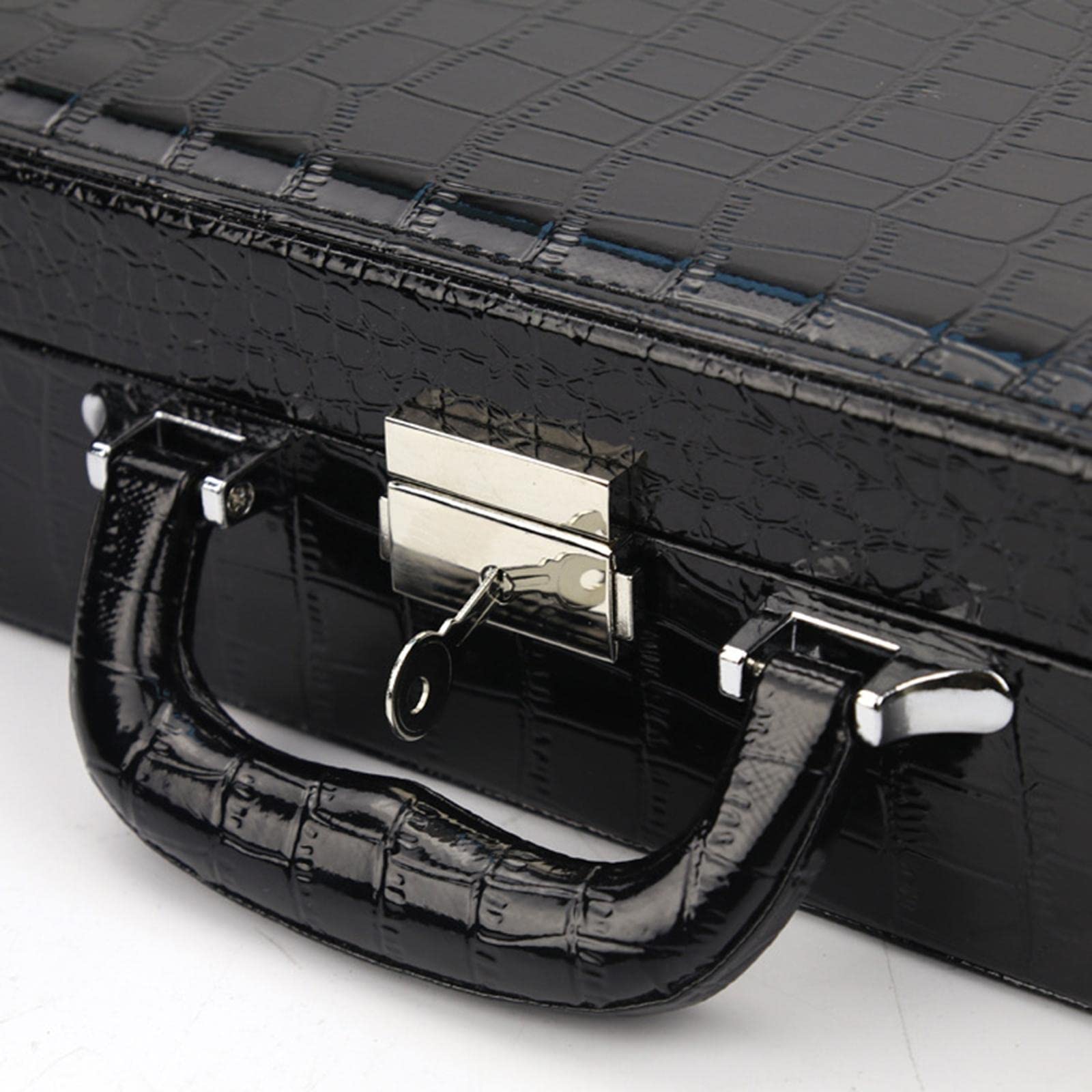 Caja para Relojes, Colección de Relojes, Organizador de Relojes, Vitrina con Bisagras Resistentes.