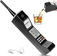 Vista 1 de GoPong Old School Prop Phone & 12 oz Flask - Retro Cell Phone Hidden Alcohol Flask for 80s & 90s Party