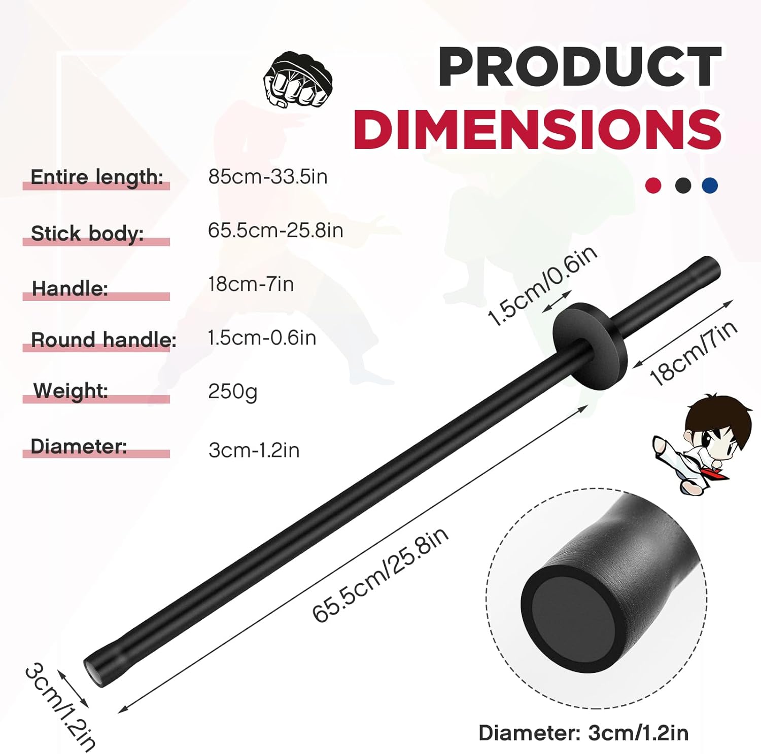 2 Pcs 33.5 Inches Foam Swords Practice Padded Sparring Sword Training Kendo Sticks Bokken for Adults Martial Arts Fighting Fencing Samurai Karate Ninja