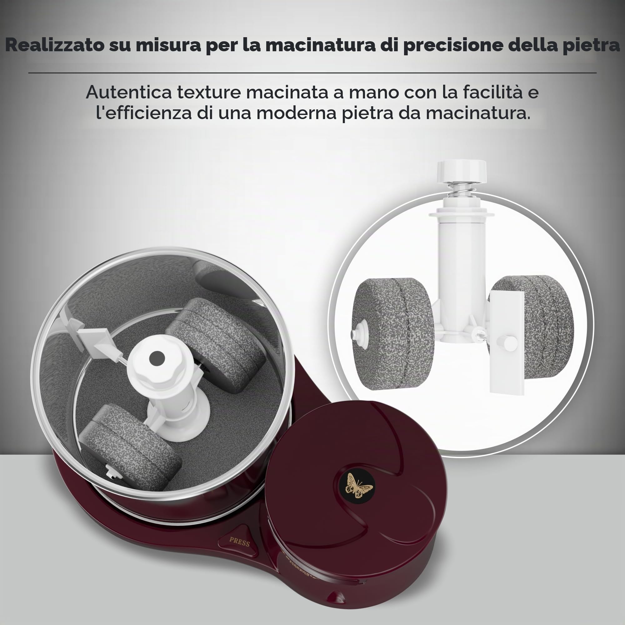 Butterfly Hippo Macinino Bagnato da Tavolo, 2 L (Ciliegia)