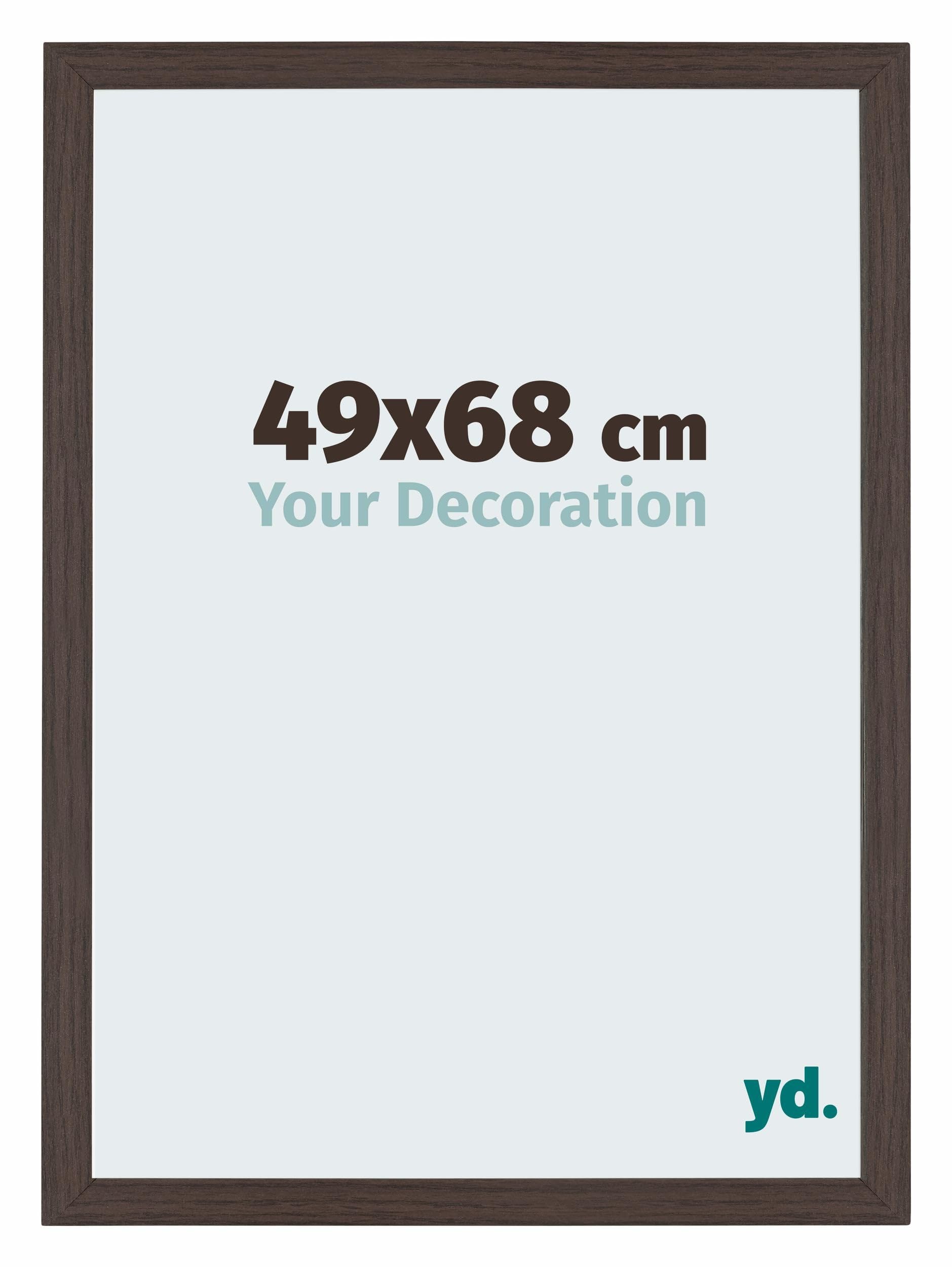 Your Decoration - Puzzle frame 49x68 - Oak Dark - Puzzle frame 500-1000 Pieces - MDF Photoframe - Mura