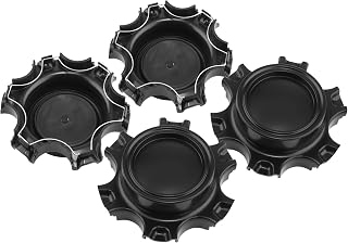 4Pcs 5.26"(133.7mm) Matte Black Wheel Center Caps for TRD