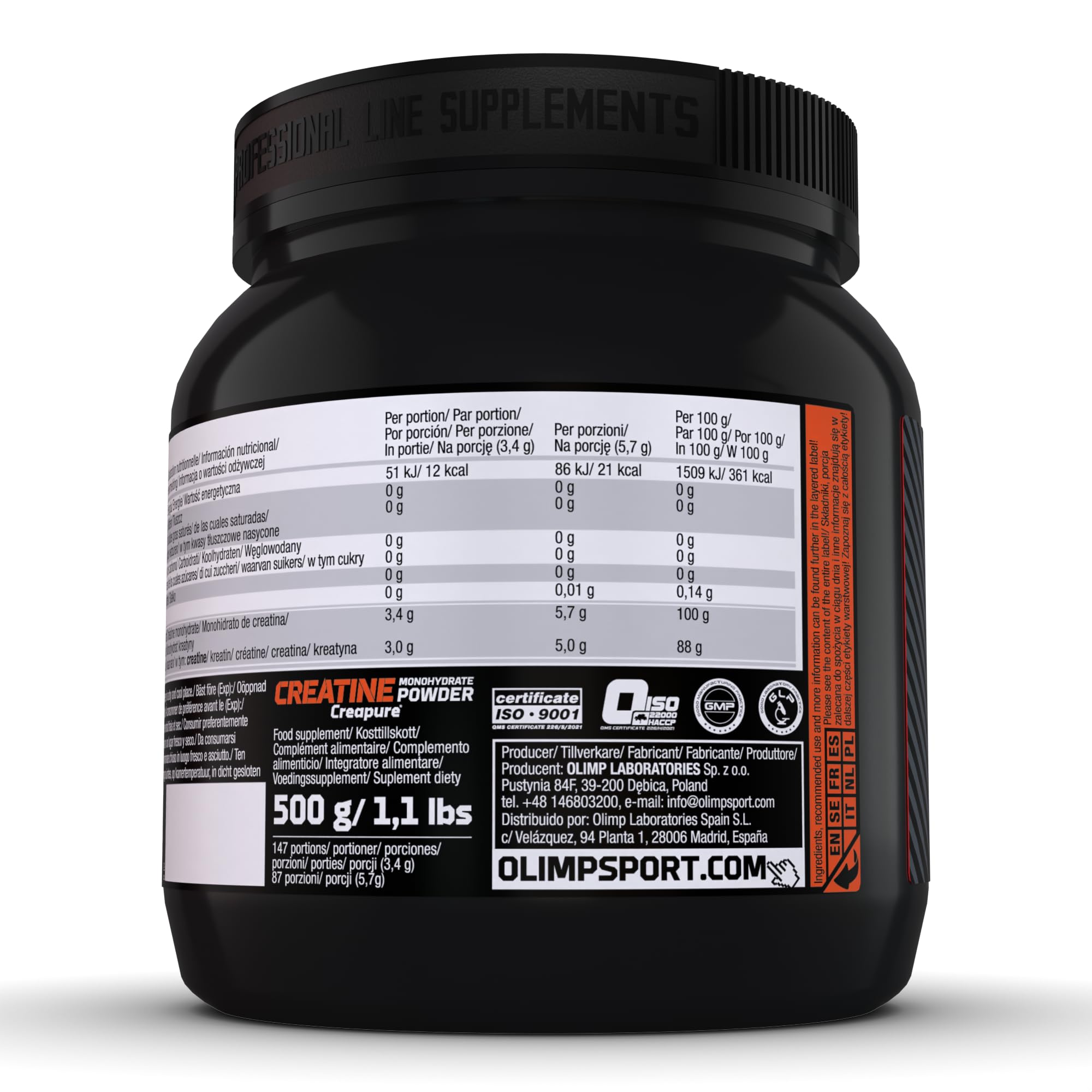 Olimp Creapure monohydrat proszek (500 g)