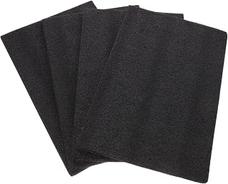 OSALADI 4 Láminas De Espuma De Polietileno Para Embalaje Espuma De Poliuretano Color Negro