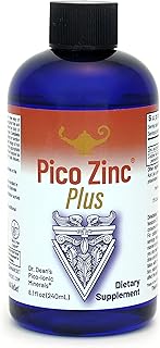RnA ReSet - Pico Zinc Plus, Picometer Zinc and Copper Solution, Dietary Supplement, 8.1 fl oz