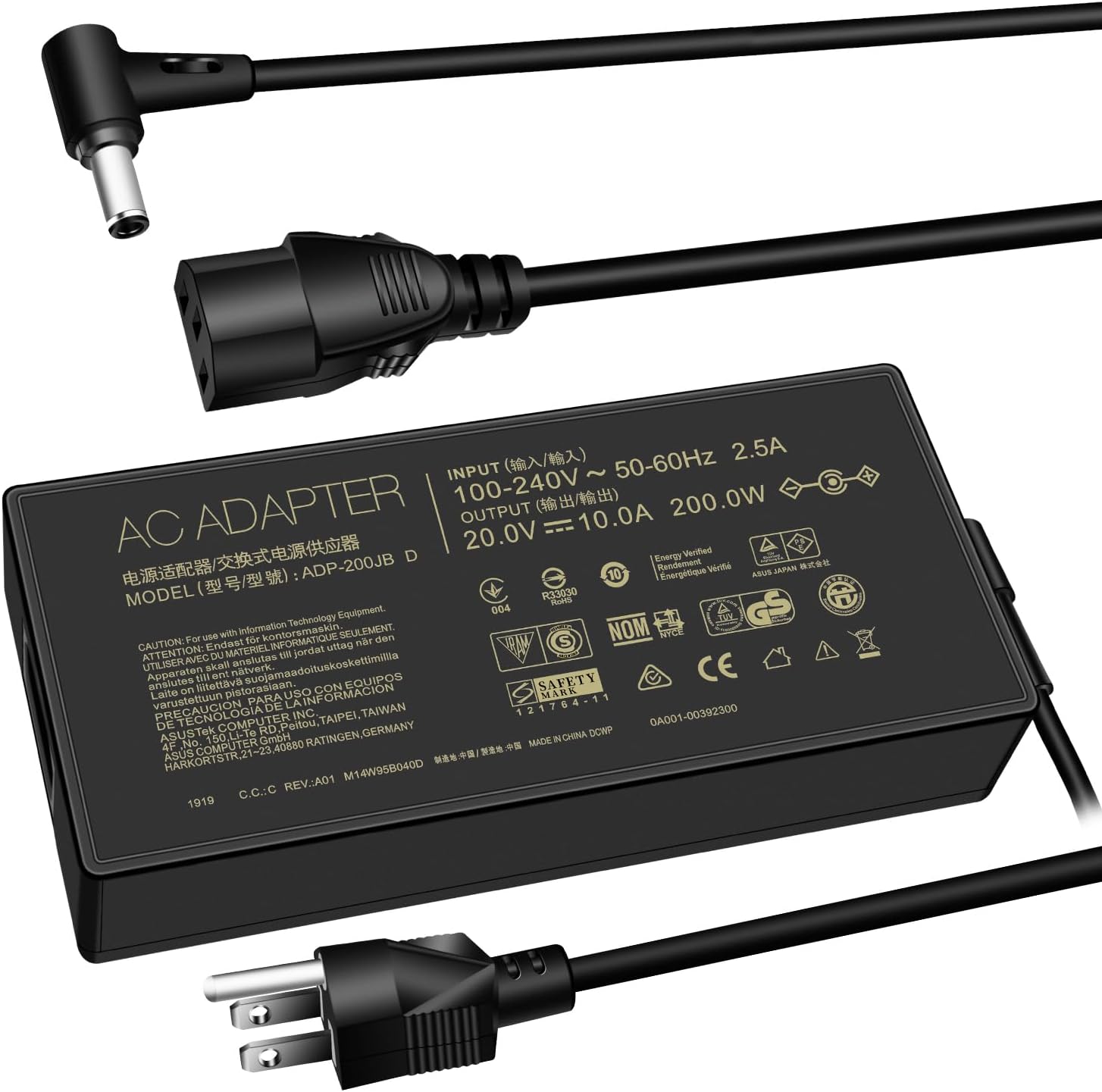Heizevice A18150P1A 20V 7.5A 150W Laptop Charger for Asus
