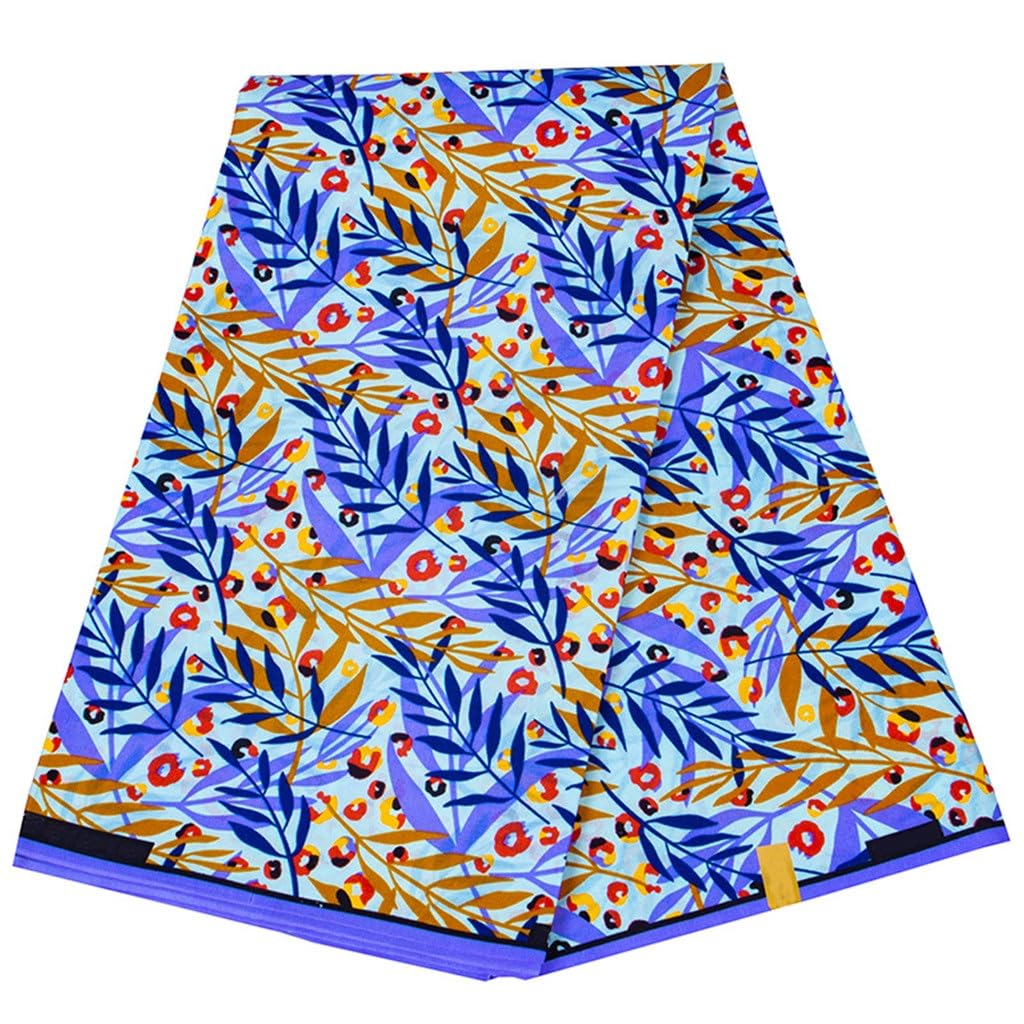 Tessuto con stampa batik nazionale africano Tessuto floreale piccolo geometrico fronte-retro