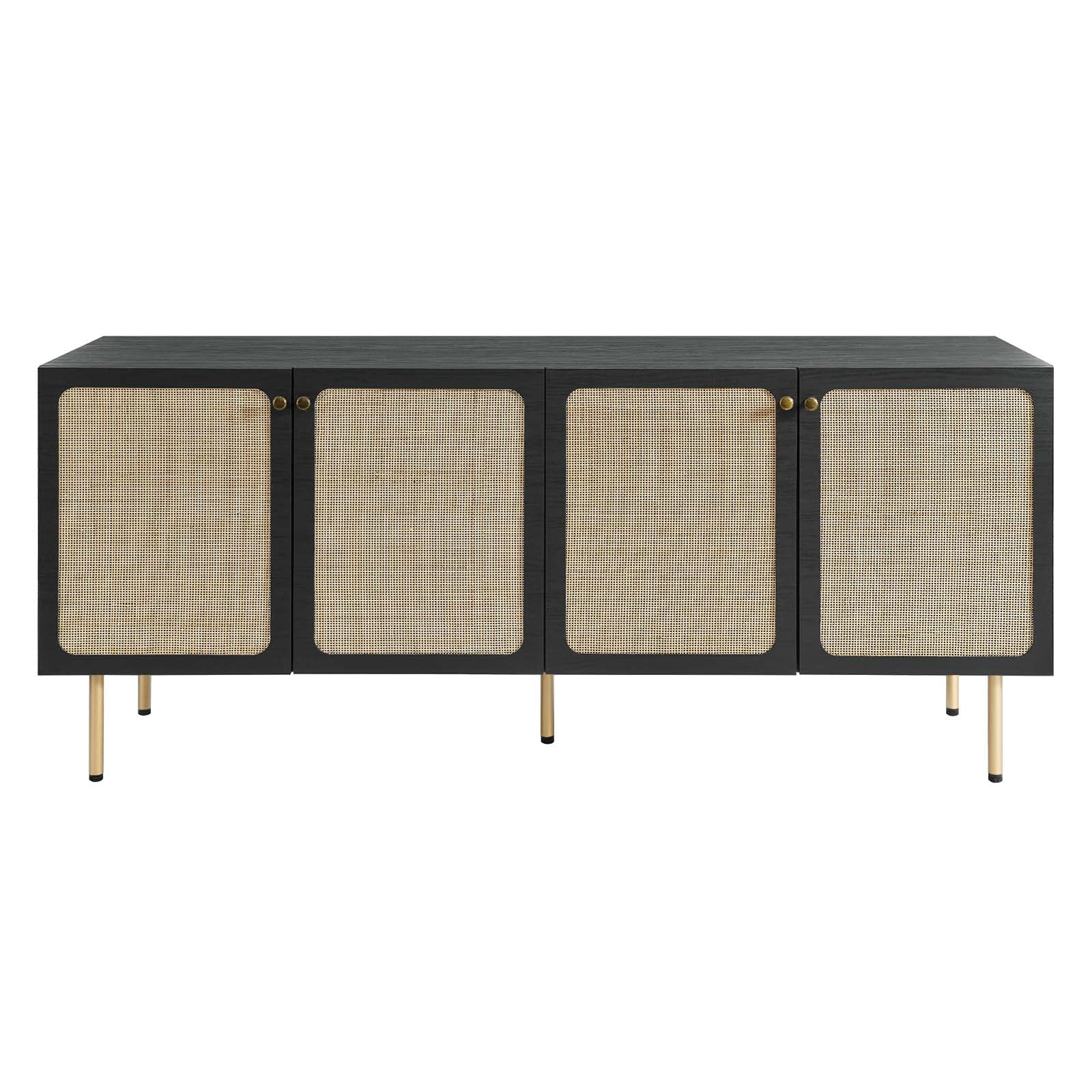 Modway Chaucer Modern Wood Grain Buffet Table Sideboard In Black modway-chaucer-modern-wood-grain-buffet-table-sideboard-in-black