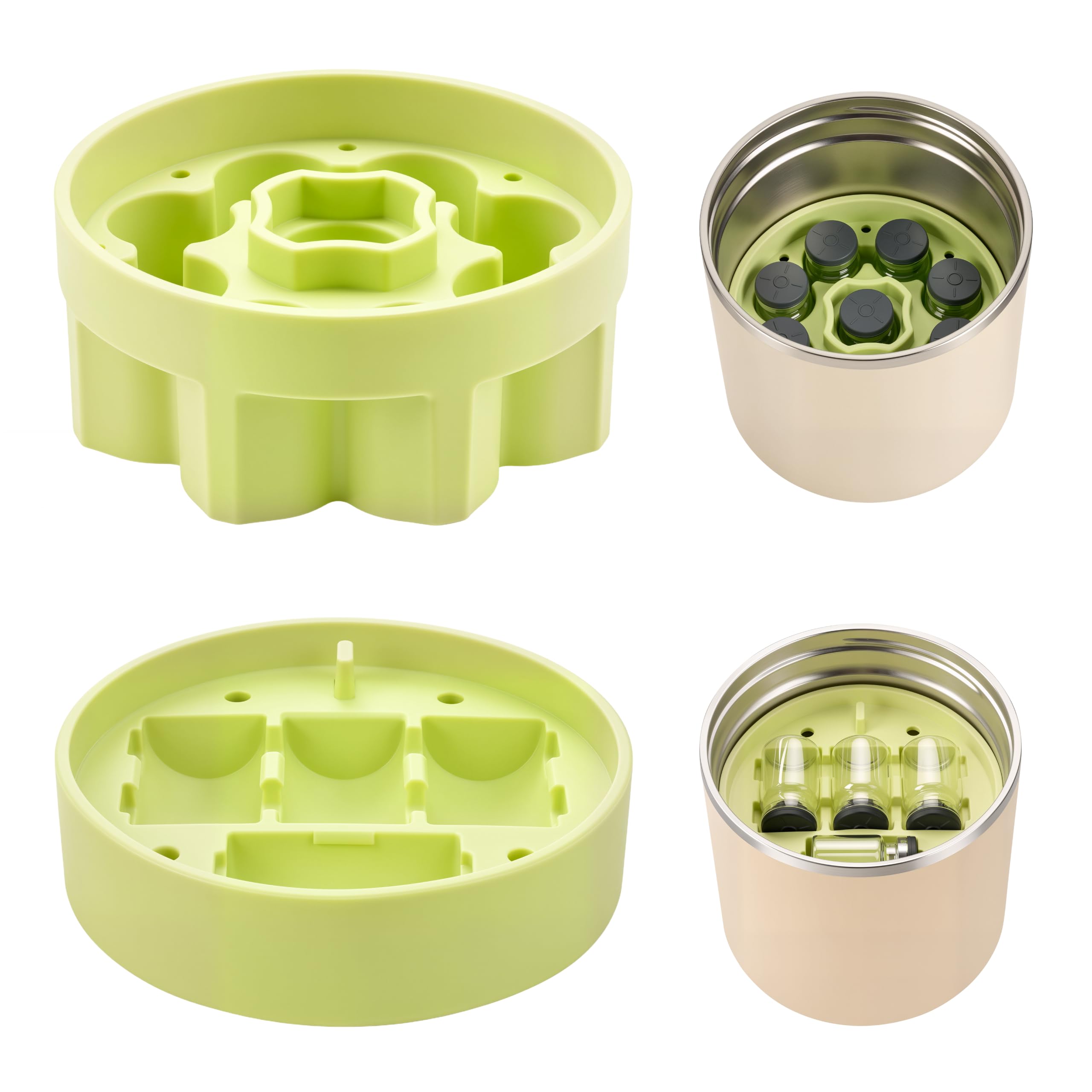 5ml Vial Storage Inserts for Hydrapeak Food Jar 25oz