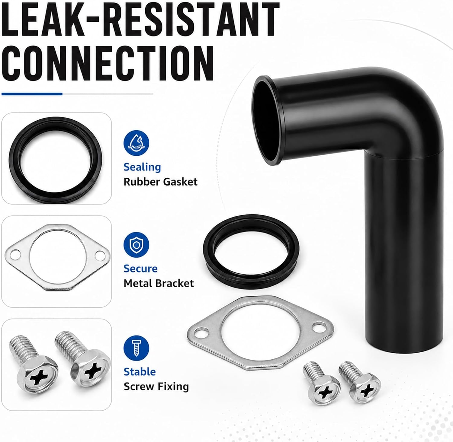 1-1/2 Inch Garbage Disposal Drain Elbow Replacement Kit